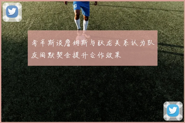 考辛斯谈詹姆斯与狄龙关系认为队友间默契会提升合作效果